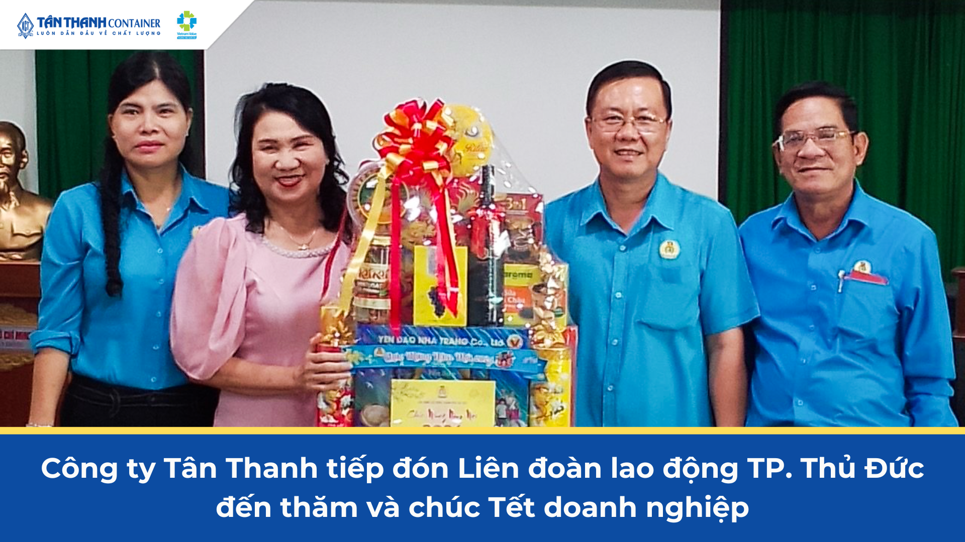 Công ty Tân Thanh tiếp đón Liên đoàn lao động TP. Thủ Đức đến thăm và chúc Tết doanh nghiệp